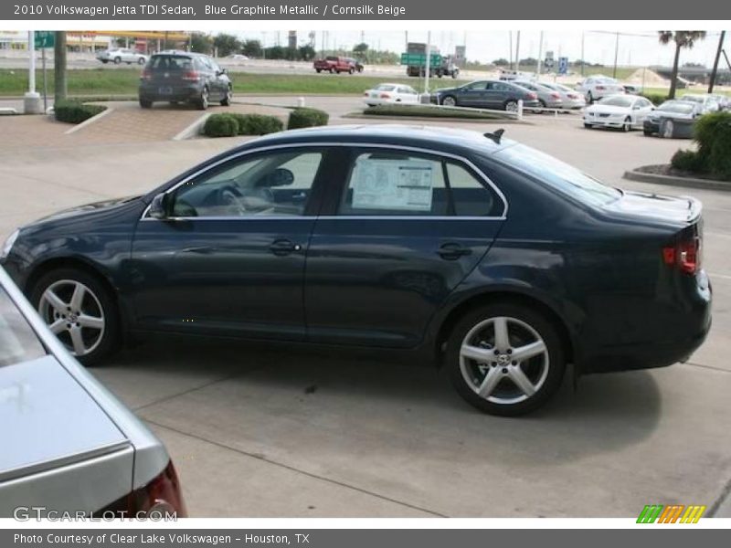 Blue Graphite Metallic / Cornsilk Beige 2010 Volkswagen Jetta TDI Sedan