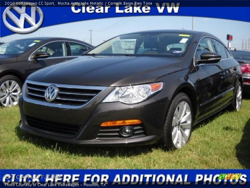 Mocha Anthracite Metallic / Cornsilk Beige Two Tone 2010 Volkswagen CC Sport