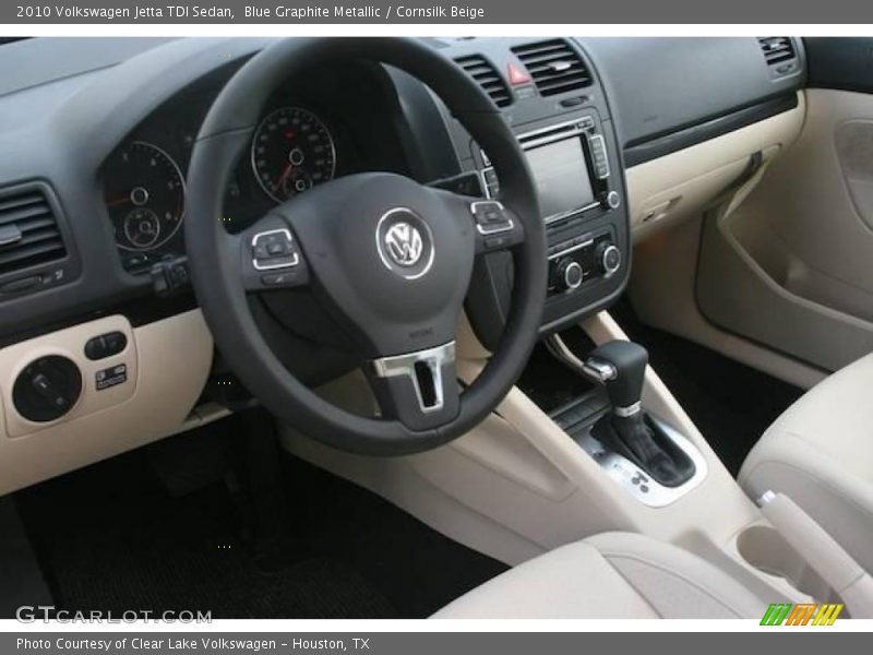 Blue Graphite Metallic / Cornsilk Beige 2010 Volkswagen Jetta TDI Sedan