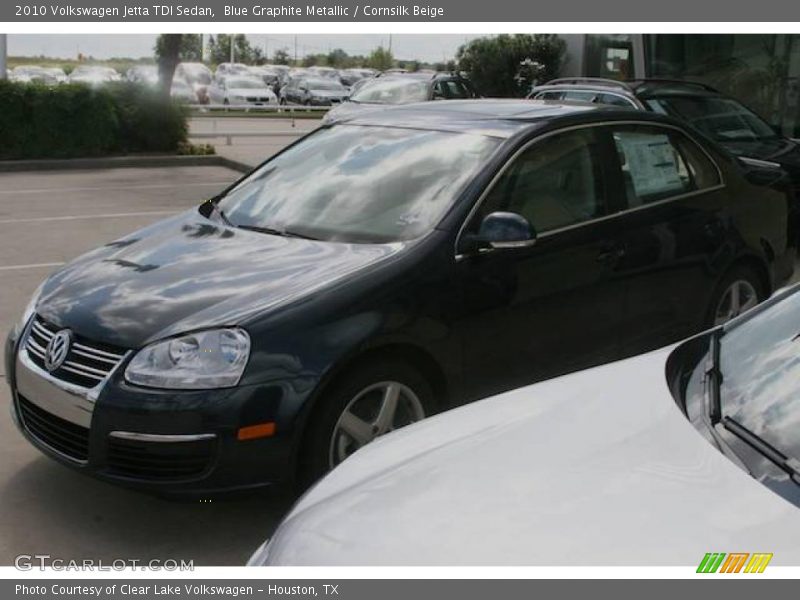 Blue Graphite Metallic / Cornsilk Beige 2010 Volkswagen Jetta TDI Sedan