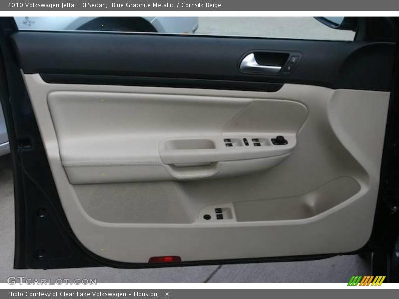 Blue Graphite Metallic / Cornsilk Beige 2010 Volkswagen Jetta TDI Sedan