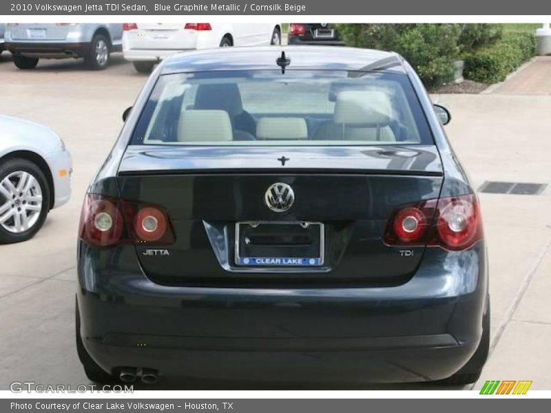 Blue Graphite Metallic / Cornsilk Beige 2010 Volkswagen Jetta TDI Sedan