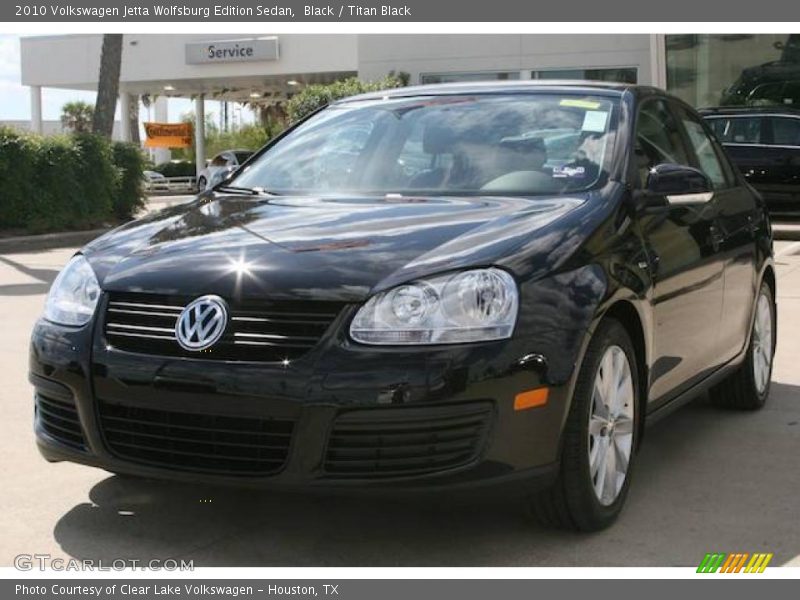 Black / Titan Black 2010 Volkswagen Jetta Wolfsburg Edition Sedan