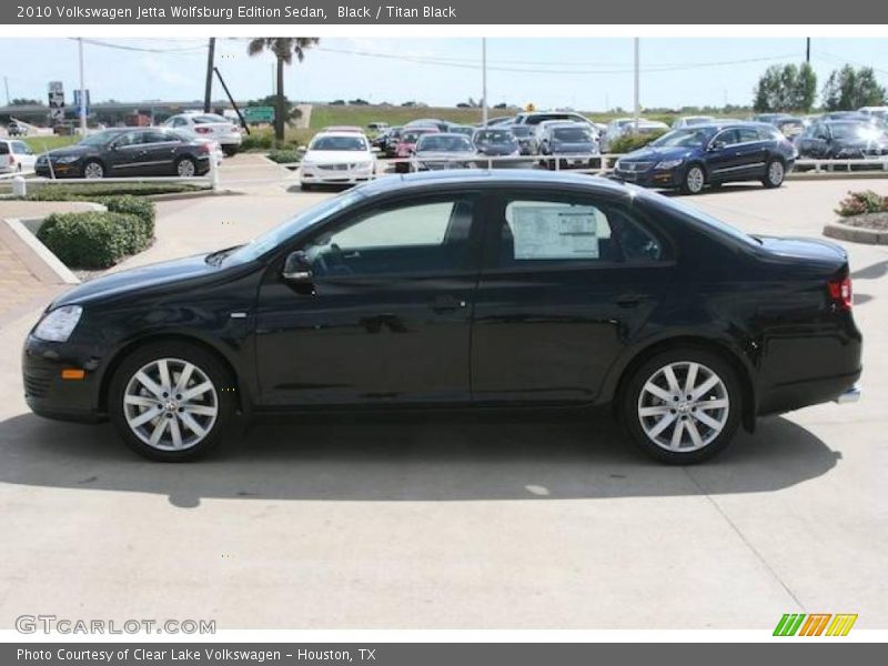 Black / Titan Black 2010 Volkswagen Jetta Wolfsburg Edition Sedan