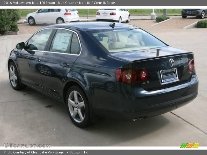 Blue Graphite Metallic / Cornsilk Beige 2010 Volkswagen Jetta TDI Sedan