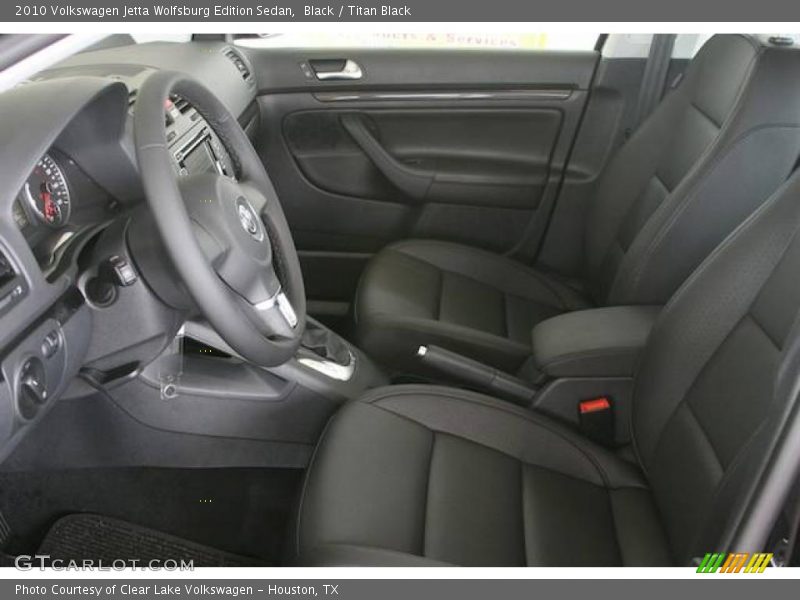 Black / Titan Black 2010 Volkswagen Jetta Wolfsburg Edition Sedan