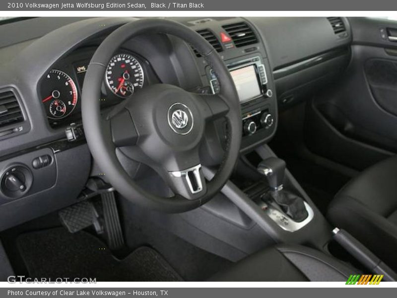 Black / Titan Black 2010 Volkswagen Jetta Wolfsburg Edition Sedan