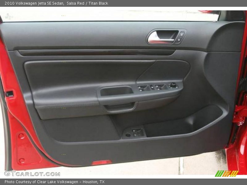 Salsa Red / Titan Black 2010 Volkswagen Jetta SE Sedan