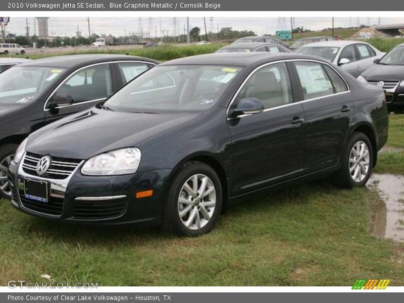 Blue Graphite Metallic / Cornsilk Beige 2010 Volkswagen Jetta SE Sedan