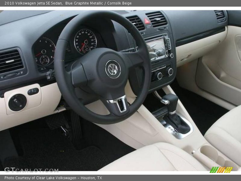 Blue Graphite Metallic / Cornsilk Beige 2010 Volkswagen Jetta SE Sedan