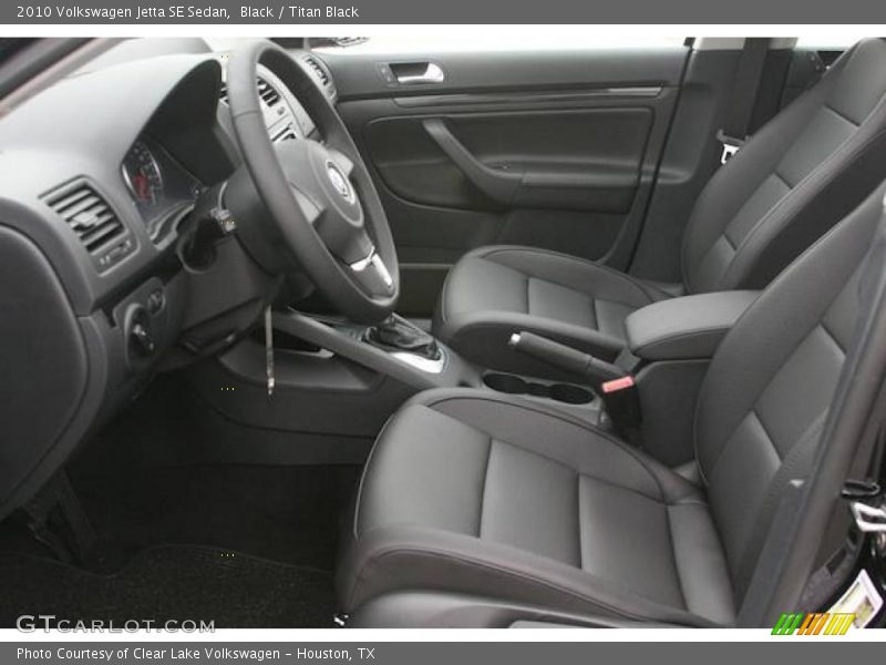 Black / Titan Black 2010 Volkswagen Jetta SE Sedan