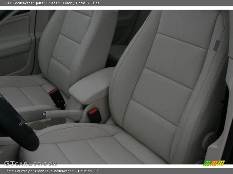 Black / Cornsilk Beige 2010 Volkswagen Jetta SE Sedan