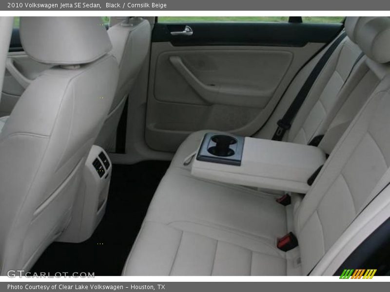 Black / Cornsilk Beige 2010 Volkswagen Jetta SE Sedan