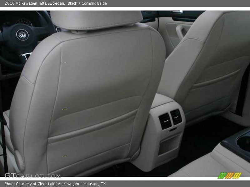 Black / Cornsilk Beige 2010 Volkswagen Jetta SE Sedan