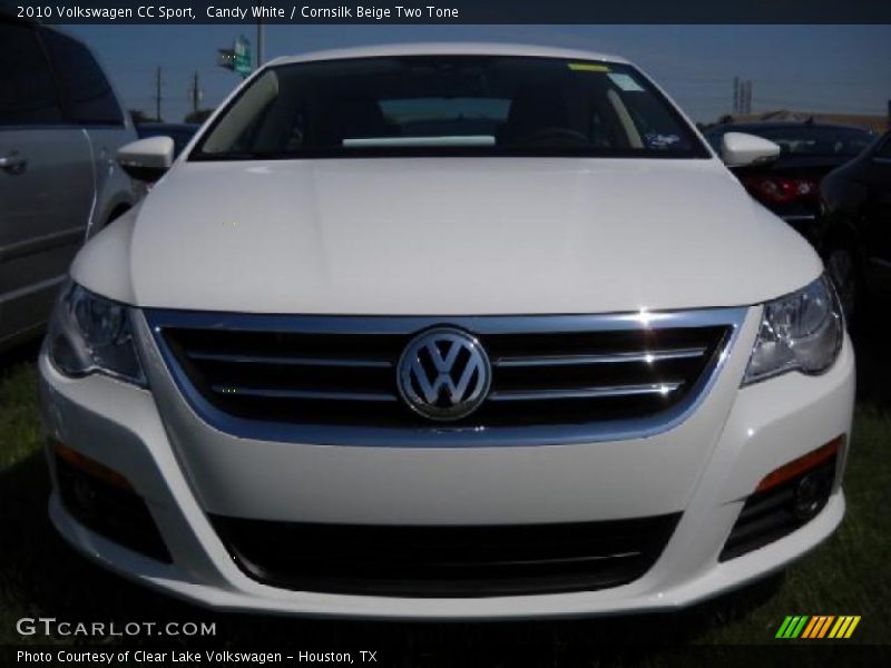 Candy White / Cornsilk Beige Two Tone 2010 Volkswagen CC Sport