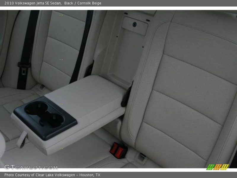Black / Cornsilk Beige 2010 Volkswagen Jetta SE Sedan