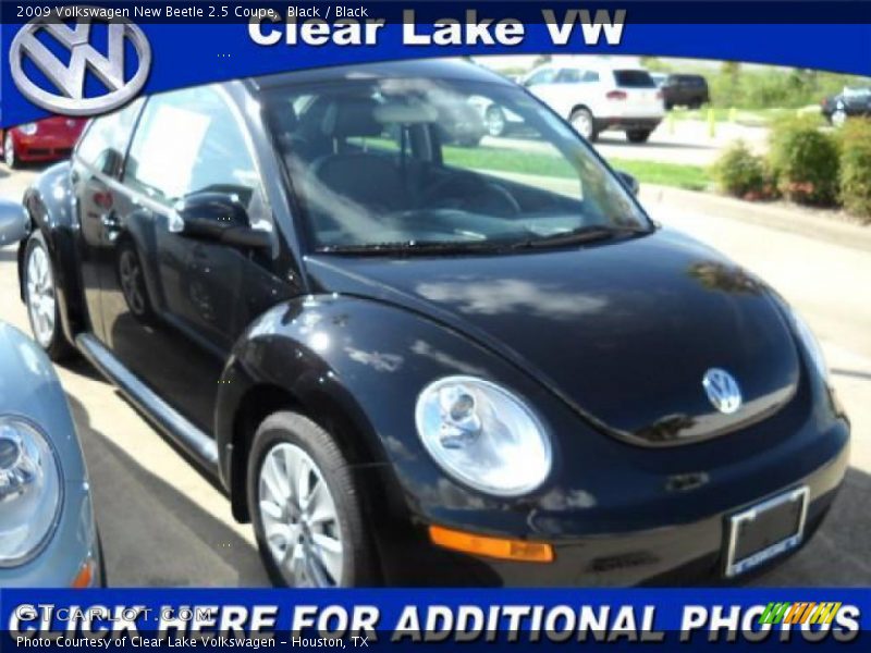 Black / Black 2009 Volkswagen New Beetle 2.5 Coupe
