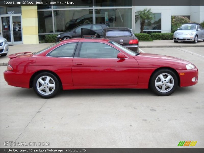 Imperial Jade Mica / Ivory 2000 Lexus SC 300
