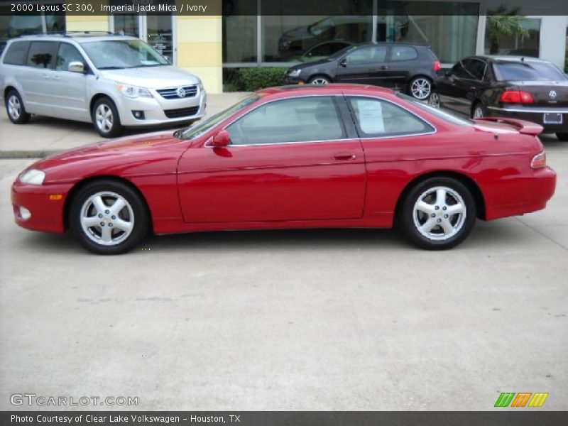Imperial Jade Mica / Ivory 2000 Lexus SC 300