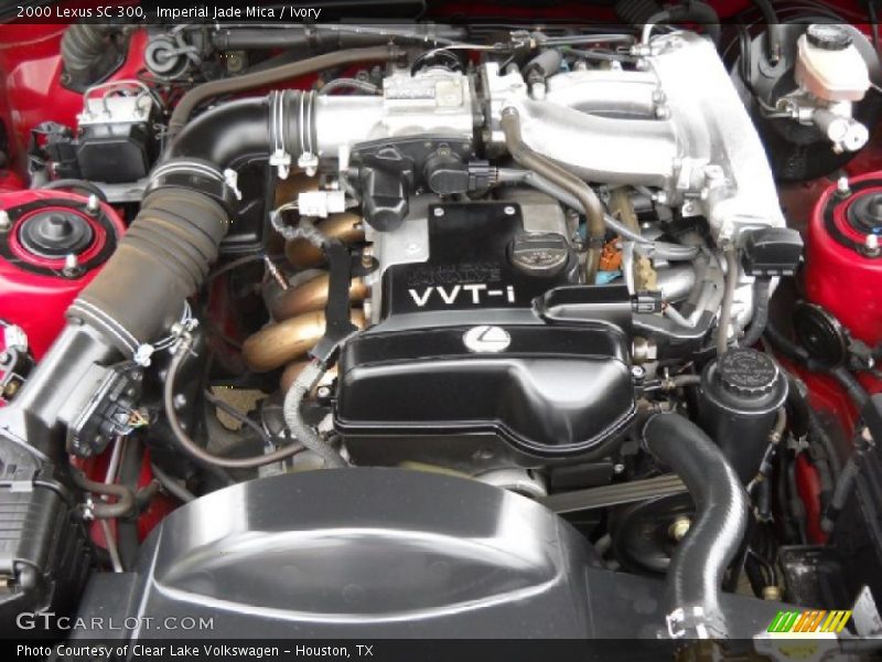 Imperial Jade Mica / Ivory 2000 Lexus SC 300