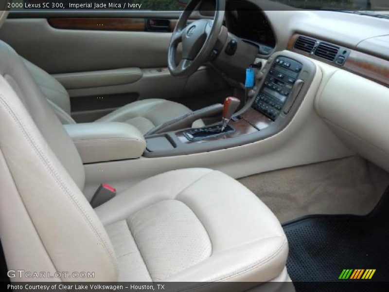 Imperial Jade Mica / Ivory 2000 Lexus SC 300