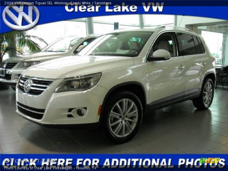 Candy White / Sandstone 2009 Volkswagen Tiguan SEL 4Motion