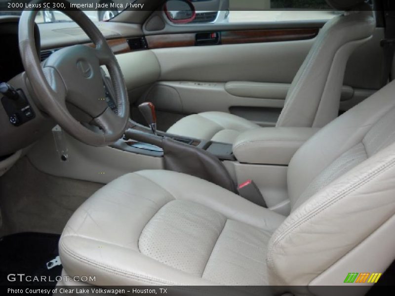 Imperial Jade Mica / Ivory 2000 Lexus SC 300