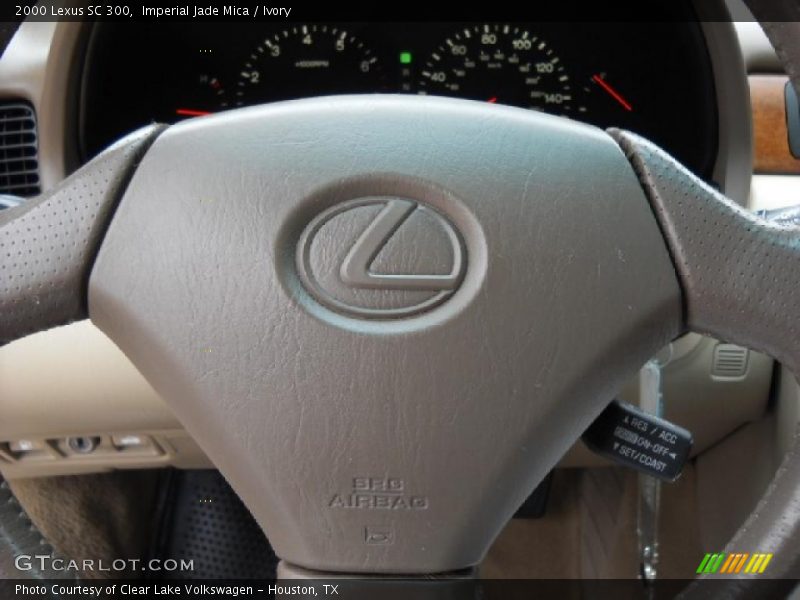 Imperial Jade Mica / Ivory 2000 Lexus SC 300