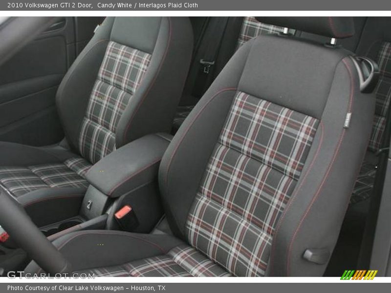 Candy White / Interlagos Plaid Cloth 2010 Volkswagen GTI 2 Door