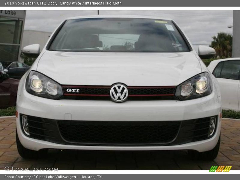 Candy White / Interlagos Plaid Cloth 2010 Volkswagen GTI 2 Door