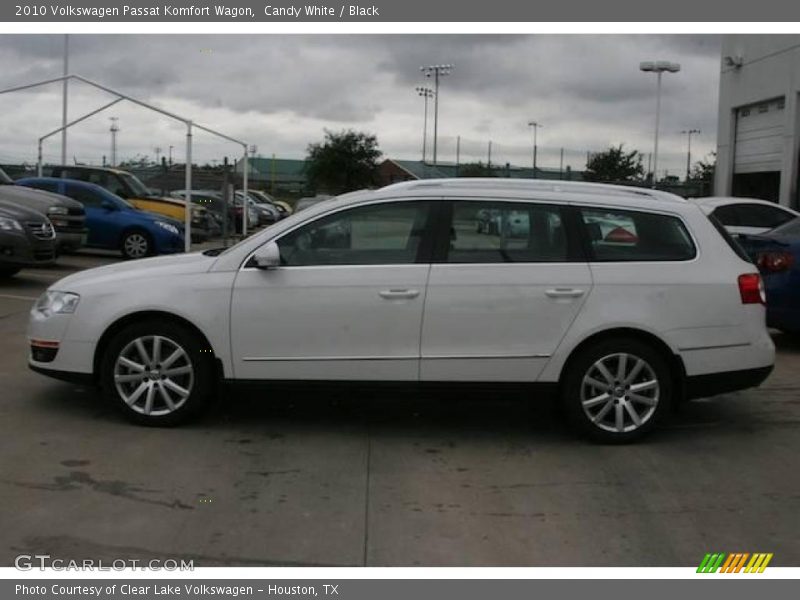 Candy White / Black 2010 Volkswagen Passat Komfort Wagon