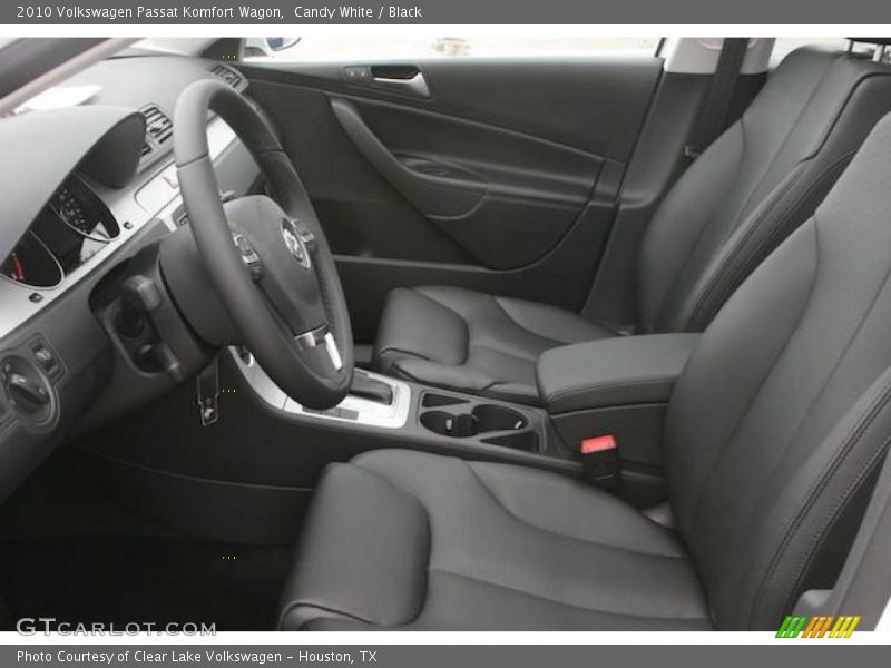 Candy White / Black 2010 Volkswagen Passat Komfort Wagon