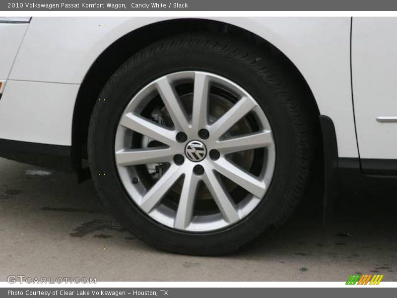 Candy White / Black 2010 Volkswagen Passat Komfort Wagon