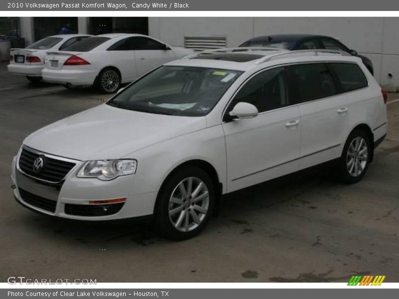 Candy White / Black 2010 Volkswagen Passat Komfort Wagon