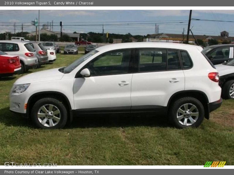 Candy White / Charcoal 2010 Volkswagen Tiguan S