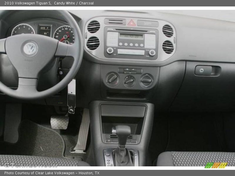 Candy White / Charcoal 2010 Volkswagen Tiguan S