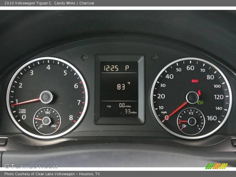 Candy White / Charcoal 2010 Volkswagen Tiguan S