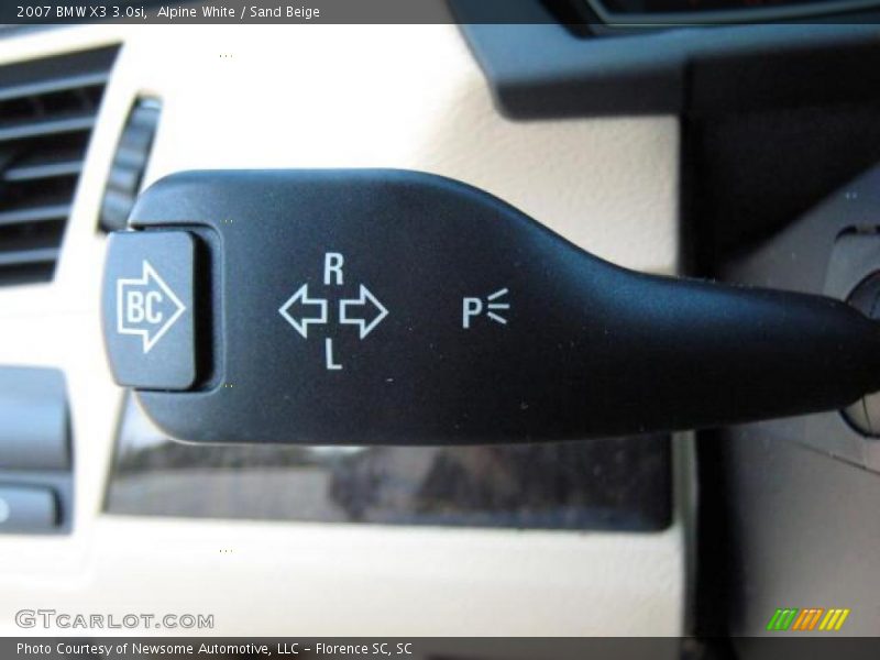 Alpine White / Sand Beige 2007 BMW X3 3.0si