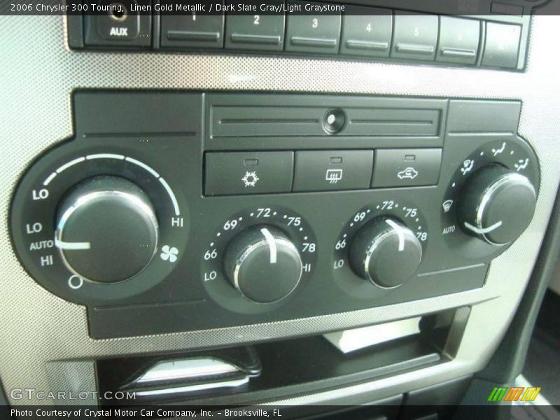 Linen Gold Metallic / Dark Slate Gray/Light Graystone 2006 Chrysler 300 Touring