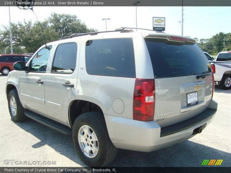 Silver Birch Metallic / Ebony 2007 Chevrolet Tahoe LS 4x4