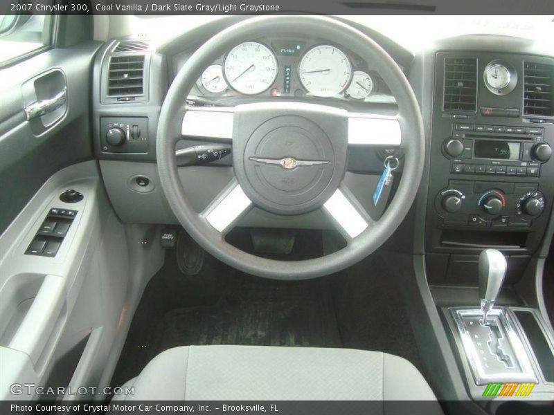 Cool Vanilla / Dark Slate Gray/Light Graystone 2007 Chrysler 300