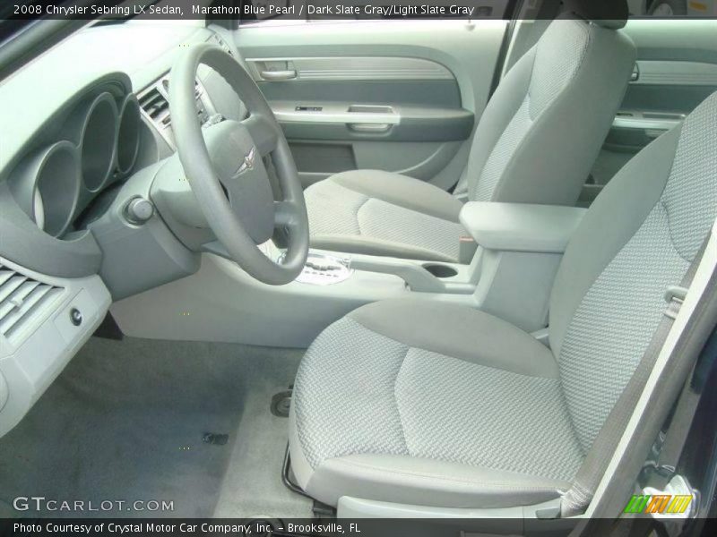 Marathon Blue Pearl / Dark Slate Gray/Light Slate Gray 2008 Chrysler Sebring LX Sedan