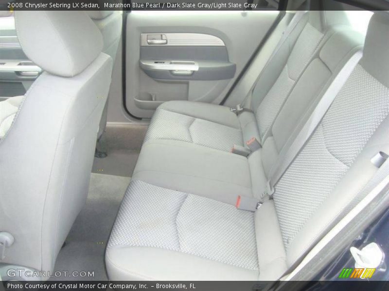 Marathon Blue Pearl / Dark Slate Gray/Light Slate Gray 2008 Chrysler Sebring LX Sedan