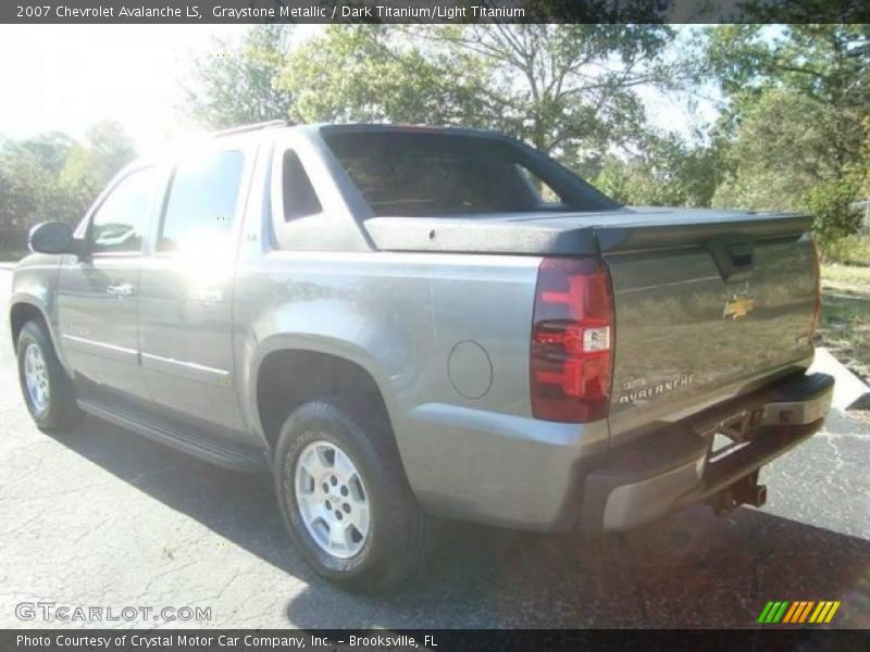 Graystone Metallic / Dark Titanium/Light Titanium 2007 Chevrolet Avalanche LS