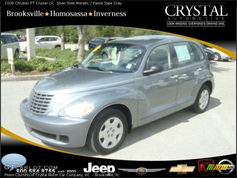 Silver Steel Metallic / Pastel Slate Gray 2008 Chrysler PT Cruiser LX
