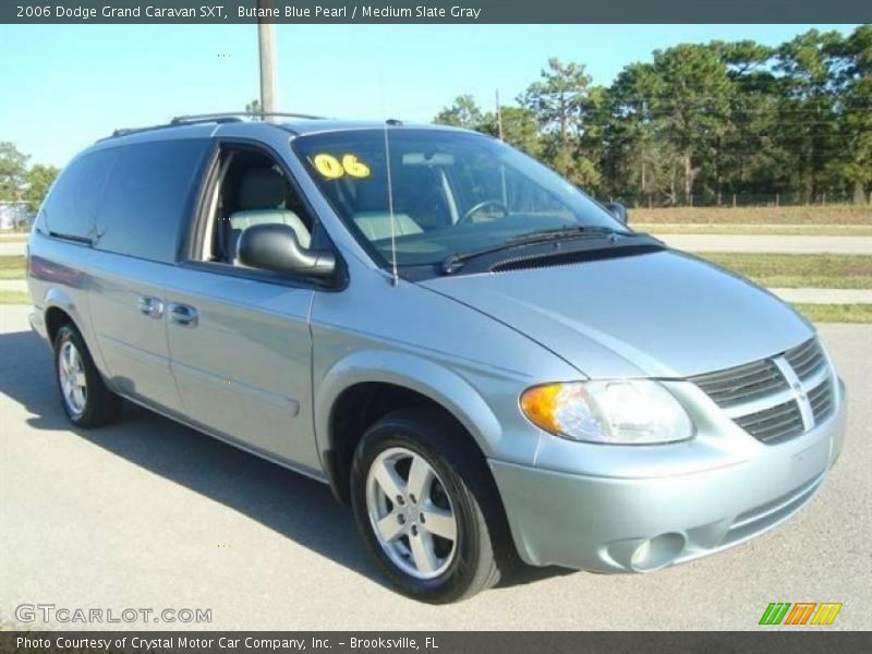 Butane Blue Pearl / Medium Slate Gray 2006 Dodge Grand Caravan SXT