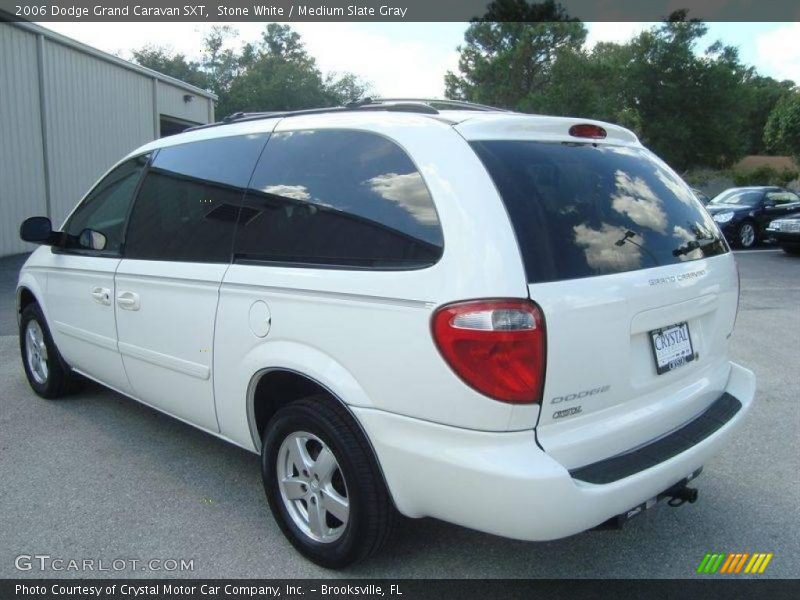 Stone White / Medium Slate Gray 2006 Dodge Grand Caravan SXT