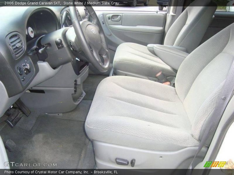 Stone White / Medium Slate Gray 2006 Dodge Grand Caravan SXT