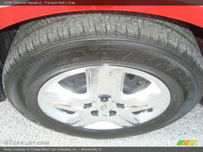 Precision Red / Gray 2008 Chevrolet Impala LS