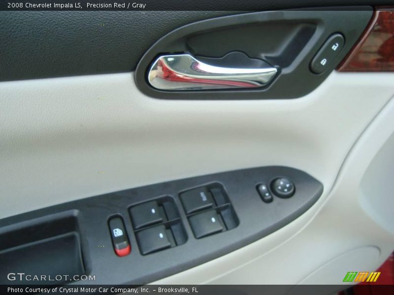 Precision Red / Gray 2008 Chevrolet Impala LS